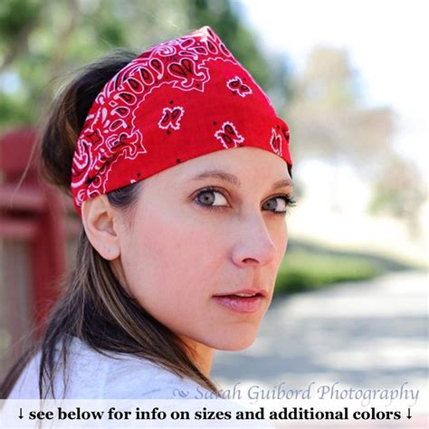 Red Bandana On Head