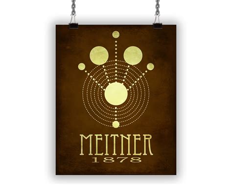 Lise Meitner Nuclear Fission Art Print, Physics Decor – Megan Lee Studio