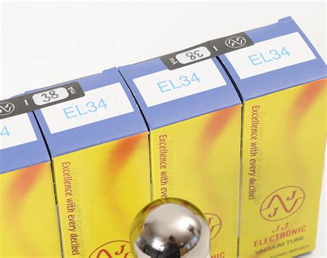 Jj Electronic El34 Matched Quartet El34 6ca7 Power Amp Tubes