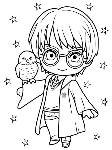 100 Desenhos De Harry Potter Para Colorir