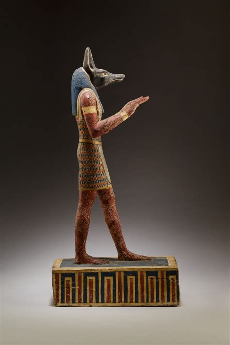 Statuette Of Anubis Ptolemaic Period The Met