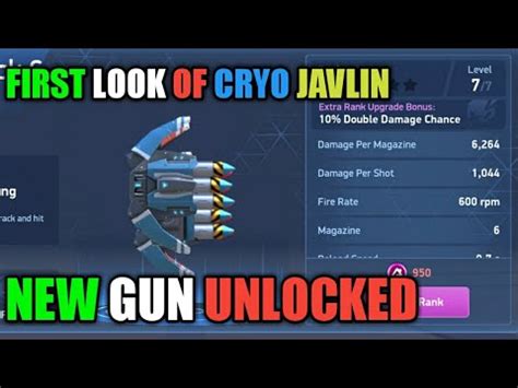 Cryo Javelin Rack Unlocked First Look Mech Arena Youtube