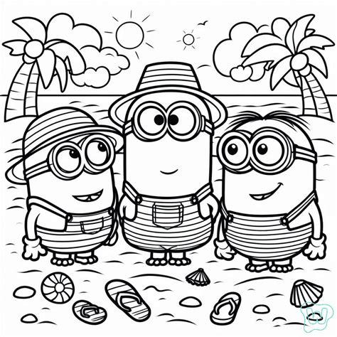 55 Coloriage Minion Téléchargez et imprimez le PDF gratuitement