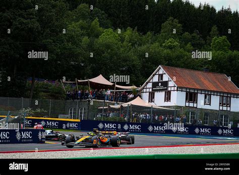 04 Lando Norris GRB McLaren Mercedes During The Belgian GP Spa