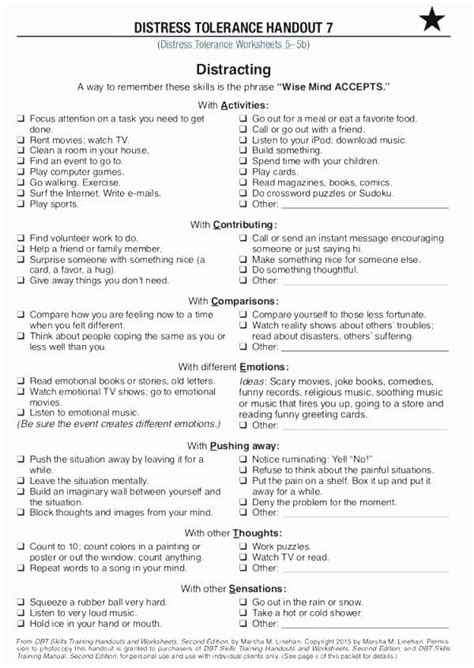 Impulse Control Pdf Worksheets