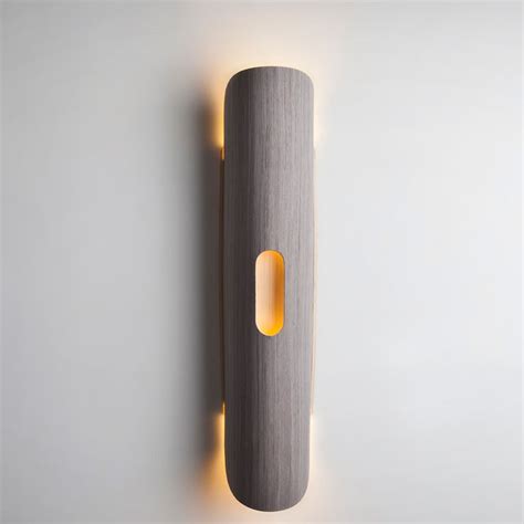 Original Design Wall Light Lupe Wep Light Indoor Wood Veneer Linear