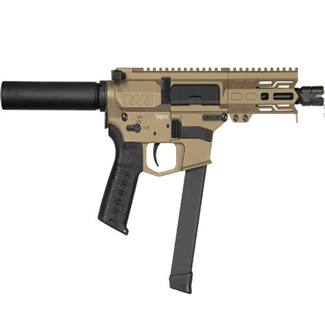 CMMG Banshee MKGS 9mm AR 15 Pistol With Coyote Tan Cerakote Finish