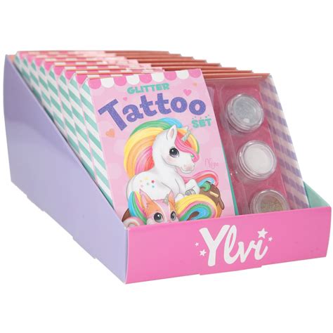 Ylvi Set Para Tatuajes Con Purpurina Top Model Shop