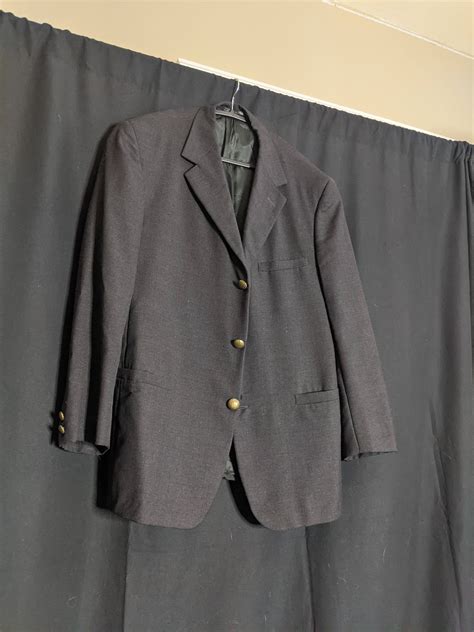 Versace Archival Wool Hammered Gold Blazer Jacket Grailed