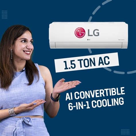 Buy Shop Compare Lg 1 5 Ton 3 Star Inverter Split Ac Ai Convertible