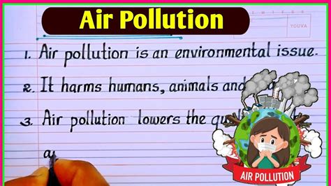 Air Pollution Air Pollution Essay In English 10 Lines On Air