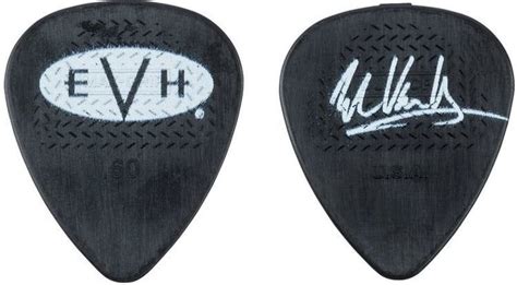 Evh Eddie Van Halen Signature Guitar Picks Black 60mm 6 Pack