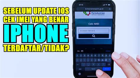 Cek Imei Iphone Terdaftar Atau Tidak Homecare