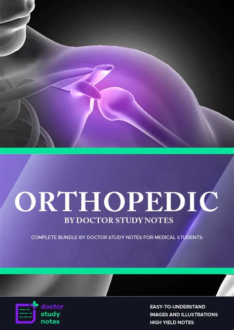 Orthopedic Study Notes For Medical And Nursing Students Doctor Study