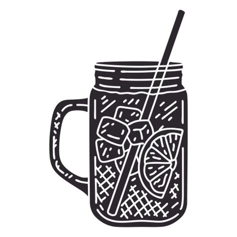 Design Png E Svg De Suco Frio Em Uma Jarra Para Camisetas