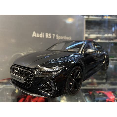 吉華科技 1 18 KENGFai Audi RS7 Sportback 黑色 蝦皮購物