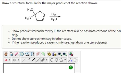 Answered Draw A Structural Formula For The Major Bartleby