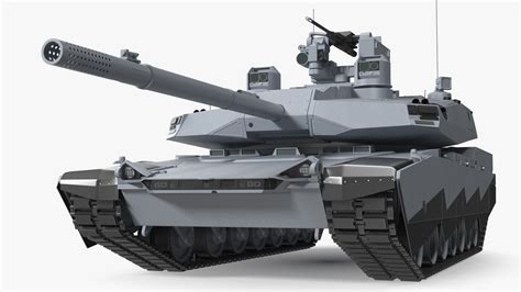 3D Tank Abrams X Grey - TurboSquid 2083656