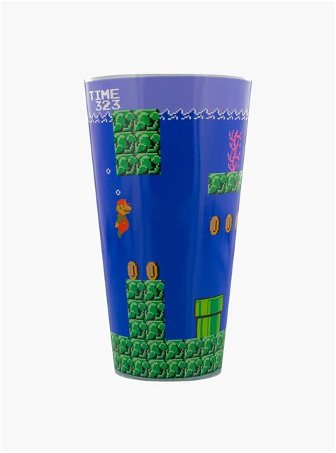 Nintendo Super Mario Bros Glass Nerdom