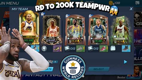 MAXING OUT MY TEAM 200K PWR SOON ALL IN ONE WEEK GRIND NBA2K MOBILE