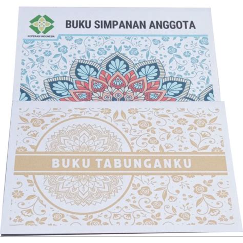 Jual Buku Tabungan Murah Desain Mewah Bisa Custom Shopee Indonesia