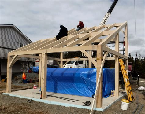 shed frame  cape breton arlington timber frames