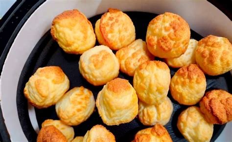 P O De Queijo Na Air Fryer Uma Del Cia Em Minutos