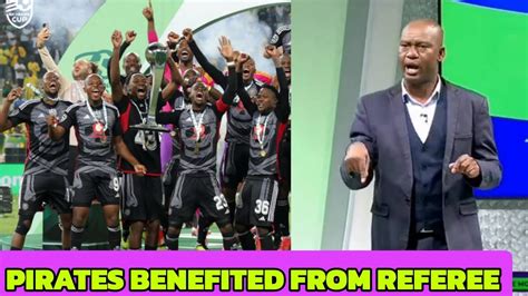 Victor Hlungwani Said Orlando Pirates Benefited From A Referee Youtube