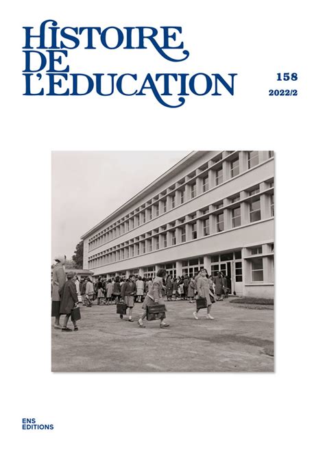 Histoire de l éducation n158 2022 Varia