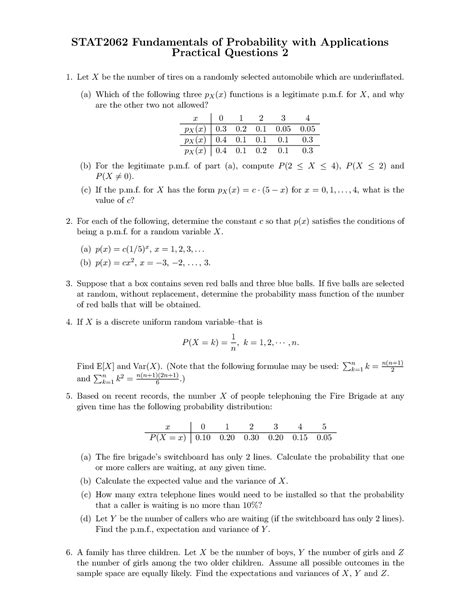 Tutorial Stat Fundamentals Of Probability With