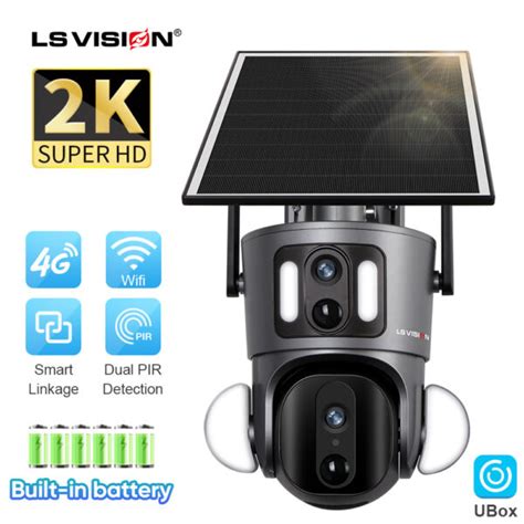 Ls Vision Ls Ws L Ls Vision K G Wifi Solar Camera Dual Lens