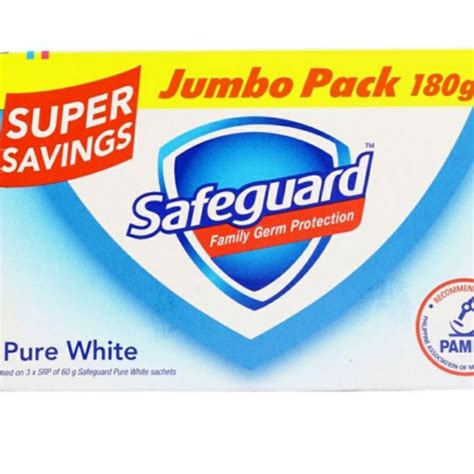 Safeguard Soap Pure White Jumbo 175g Lazada Ph