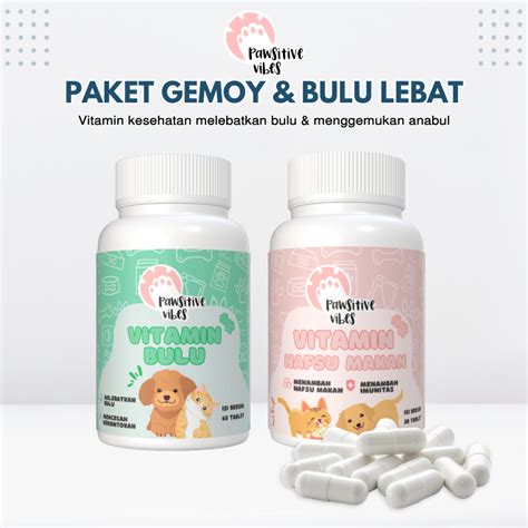 Jual Paket Gemoy And Bulu Lebat Vitamin Bulu Vitamin Nafsu Makan