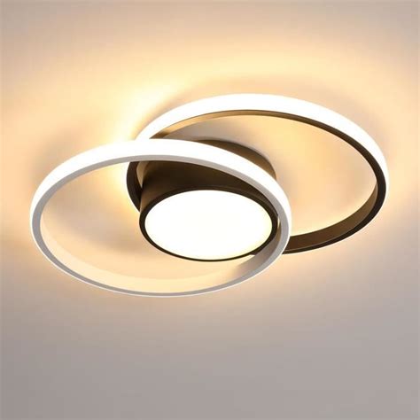 Plafonnier Led Rond Lampe De Plafond W Moderne Luminaire Plafonnier