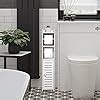 Amazon TUOXINEM Small Bathroom Storage Cabinet With Dual Rods For