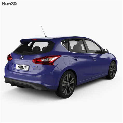 Nissan Pulsar hatchback 2017 3D model - Vehicles on Hum3D