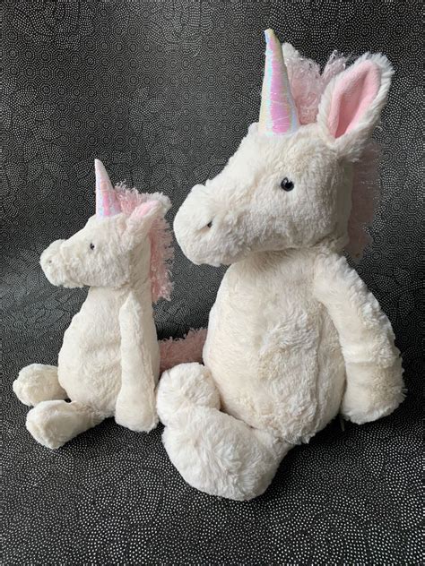 Jellycat Bashful Unicorn Medium Small Hobbies Toys Toys Games