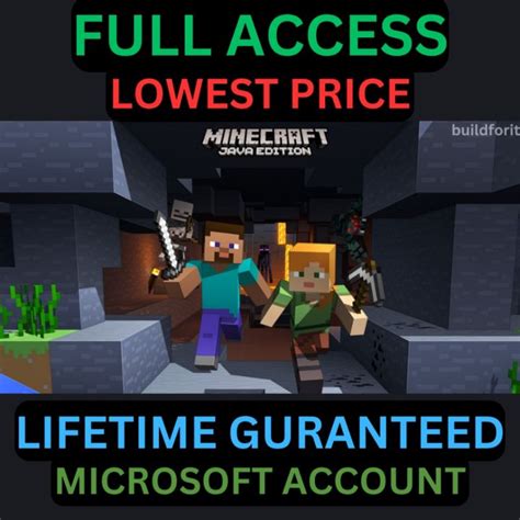 CHEAPEST 24 7 Minecraft Java Edition Full Access PC CAN ACCESS