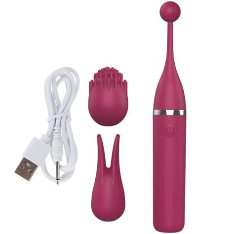 Vibromasseur Remplaçable Pour Clitoris Féminin 3 Bonnets Point G Masturbation Massage Jouet