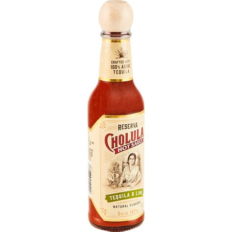 Cholula Tequila Lime Reserva Hot Sauce Crafted With 100 Agave Tequila 5 Fl Oz Walmart