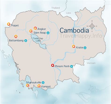 Cambodia Map