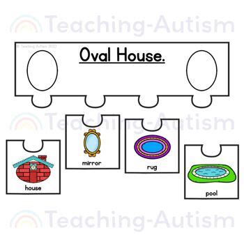 2D Shape House Puzzles | Everyday Objects From a House Math Activity