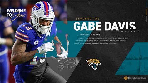 WR Gabe Davis Agreed to Terms with Jaguars