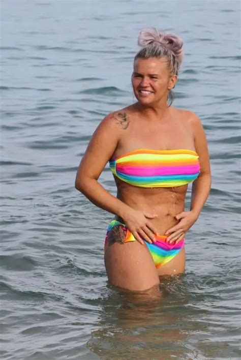 Kerry Katona In Bikini At A Beach In Thailand Hawtcelebs