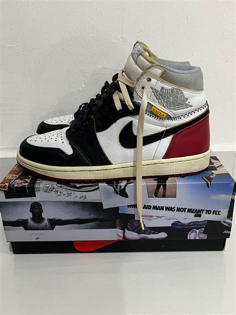 Jordan 1 High Union La Black Toe Mens Fashion Footwear Sneakers On