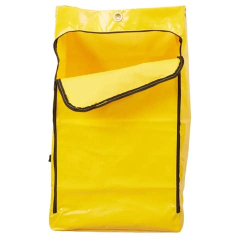 Rubbermaid 1966719 Bolsa De Vinil Color Amarillo Con Capacidad Para 24