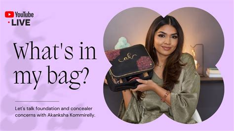 Inside My Beauty Bag Travel Edition Live Akanksha Kommirelly