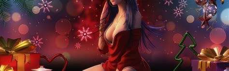 Download Wallpaper Chest Girl T New Year Christmas Blizzard