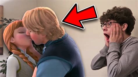 I Caught Anna And Kristoff From Frozen 2 Kissing On Camera Youtube