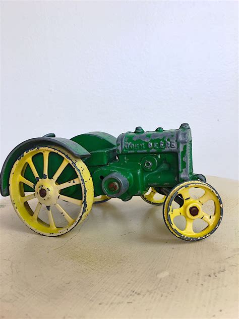 Vintage Ertl Cast Steel Farm Tractor, 1970's John Deere Toy Tractor, ERTL Model D - Etsy